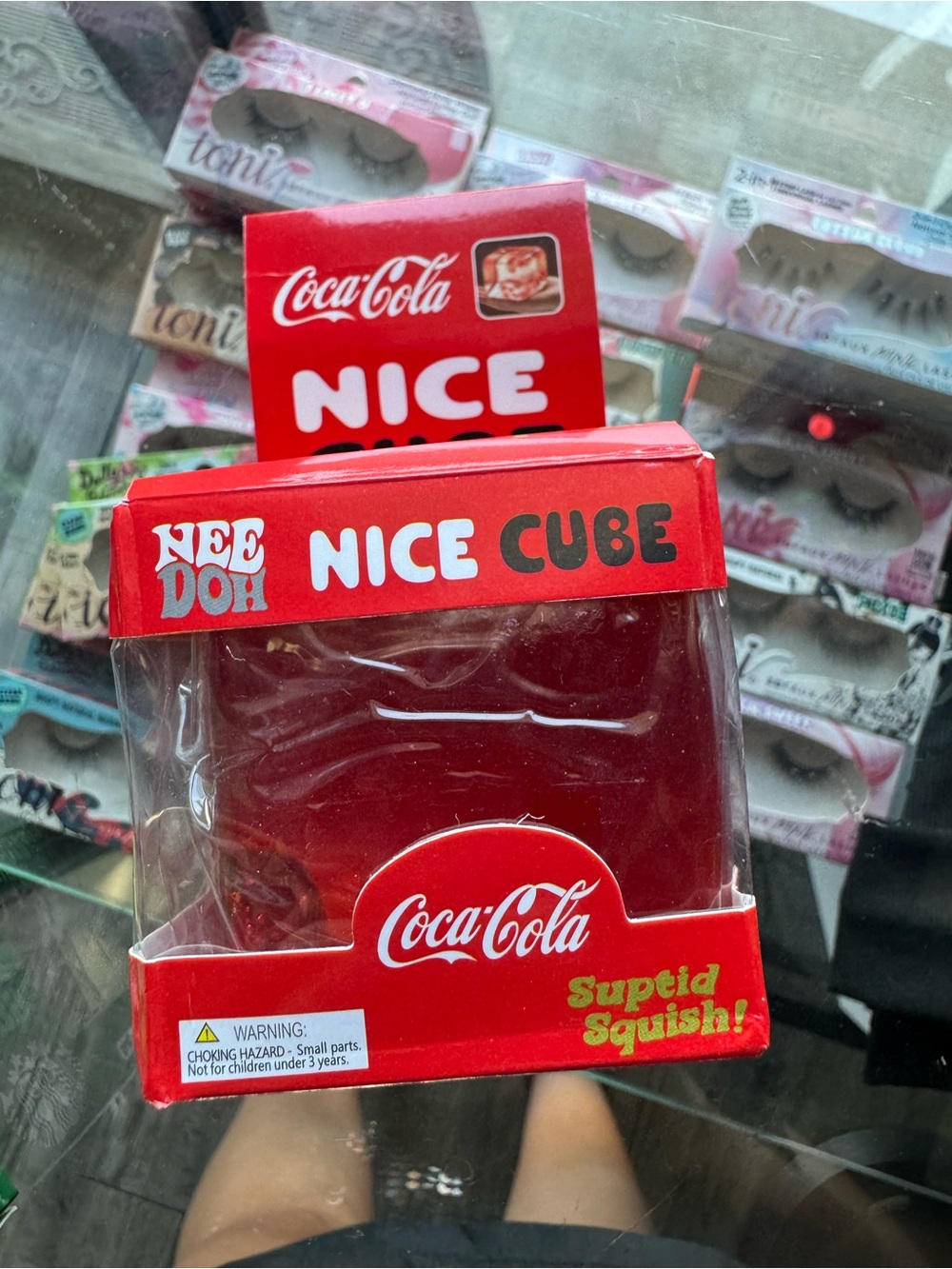 Coca-Cola Red Nice Cube Branded Squishy Toy